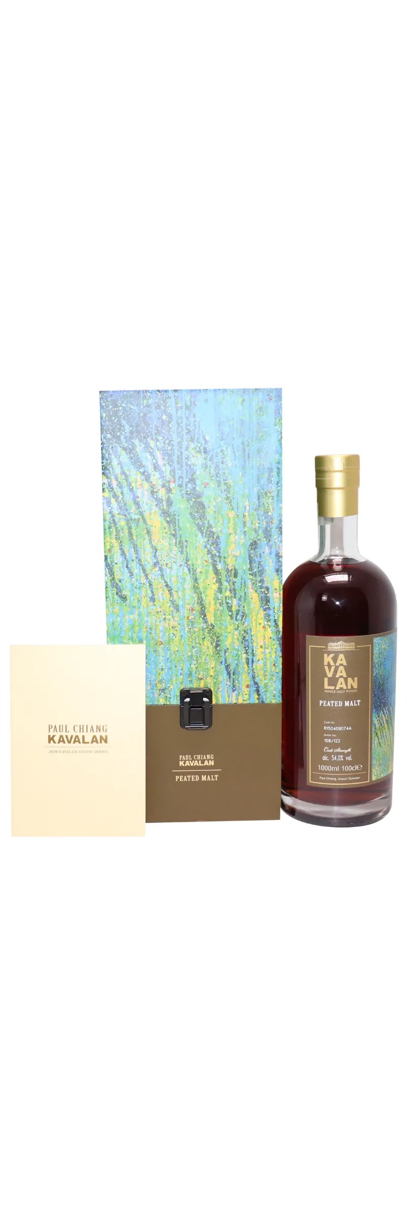 2020 Kavalan Single Malt Taiwanese Whisky Artist Series, Paul Chiang: Earth, Peated Malt 1L